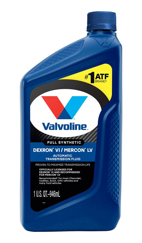 valvoline dexron vi mercon lv.